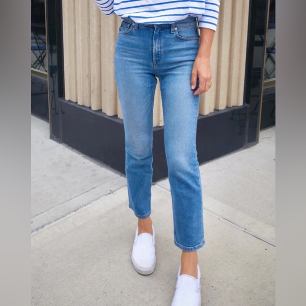 AYR Yes Yes Yes High Rise Straight Leg Jeans Size 31